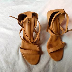 Stalk Tan Pencil Heels