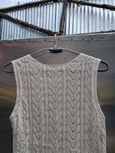 Knitted Vest Top Sweater