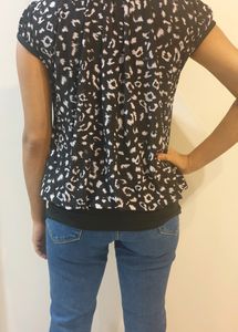 Western Top size Small Black and white Print