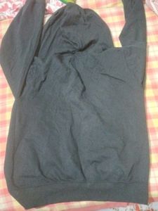 Black Jacket With Hoody