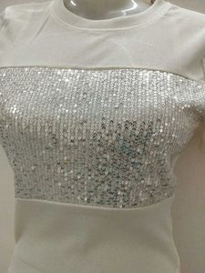 Trendy Sheer Crop Top