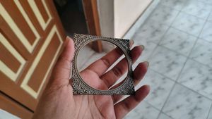 Silver Replica Rectangle Bangle