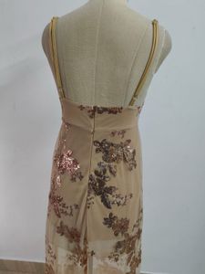 Elegant Floral Embroidered Maxi Dress