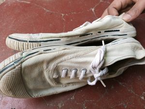 Cotton White Shoes