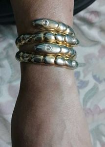 Gold Snake Bracelet