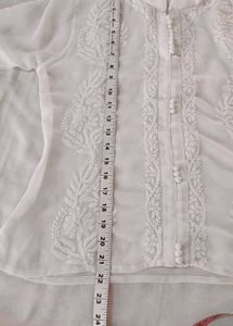 Elegant White Embroidered Top