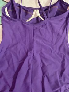 Purple One Piece Swimsuit bodysuit