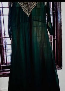 Ethnic Gown With Shrug