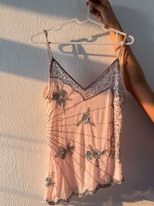 y2k Sequin Embellished top
