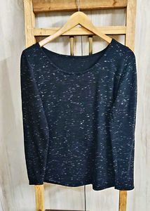 Black Cotton Swift Top Size-36