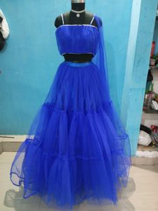 Royal Blue Lehenga Choli Set