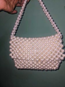 Pearl Beaded Clutch