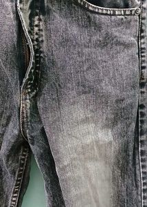 H&amp;M High Waist Acid Wash Denim Jeans