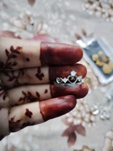 Silver Earrings &amp; Ring Set