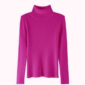 Savana Magenta Turtleneck Sweater Kint top