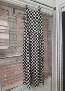 Black N White Maxi Dress