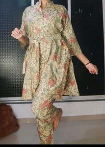 Olive Kurta Set