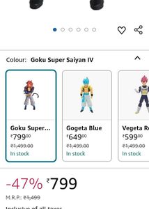 SSJ4 Gogeta Dragon Ball Figure