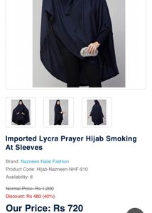 Fog Sleeves Namaz Rumali