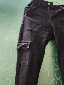 Black Cargo Jeans 26