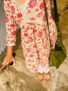 Floral Short Kurti