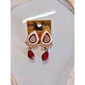 Trendy Beaded Pendant Set with Earrings ✨