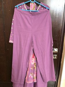 Purple Kurtha Set