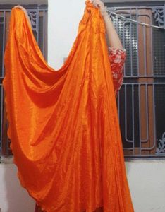 Beautiful😍Orange Ethnic Skirt
