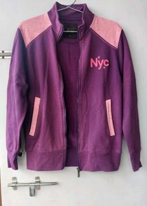 Purple NYC Zip-Up Jacket