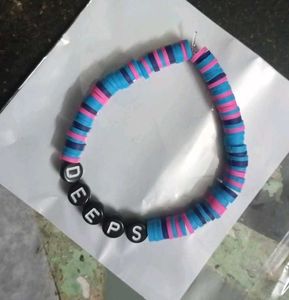 Colorful Name Beaded  Bracelet