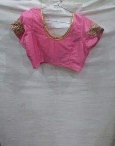 Pink Embroidered Saree