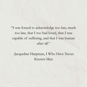 I Who Have Never Known Men - Jacqueline Harpman