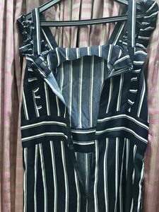 Striped Ruffle Jumpsuit