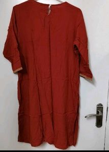 Women Embroidered Straight Kurta