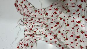cute Floral Off-Shoulder Dress