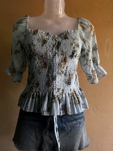 Floral Print Top🎀