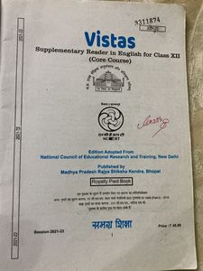 Vistas And Flamingo English Book For Class 12th