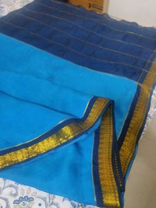 Blue Silk Saree