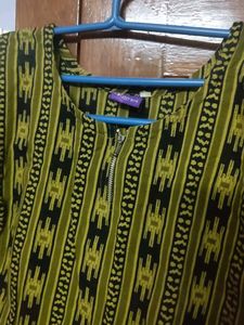 Green Patterned Dress