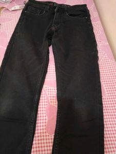 Black Mr. Cargos Jeans