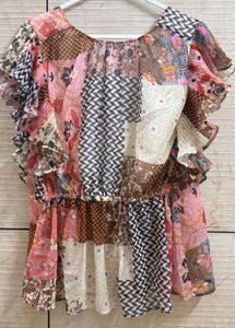 Outryt Patchwork Blouse