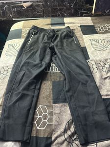 Black Track Pants with Zipper Pockets