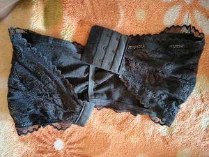 Black Lace Bandeau Bra