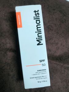 Minimalist SPF 50 Sunscreen