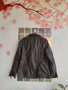 Zara Woman Brown Leather Jacket