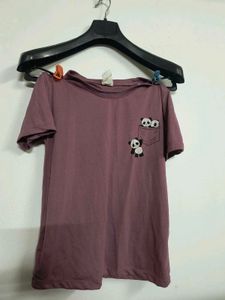 Mauve Tshirt For Women
