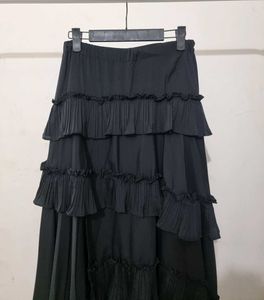 Black Ruffle Skirt