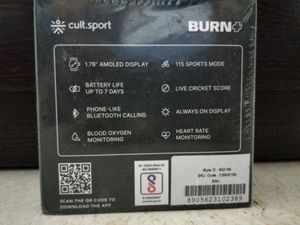 Cult Burn Plus Amoled Smartwatch