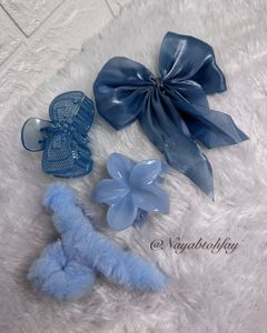 Blue Hair Clip Set🌊