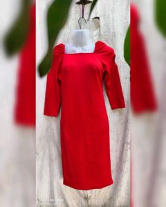 Red Midi Dress